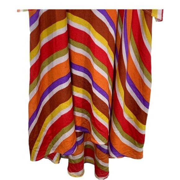 Judith March Dress Womens Small Sundress Mini Orange Red Sleeveless Casual Work - Picture 3 of 12